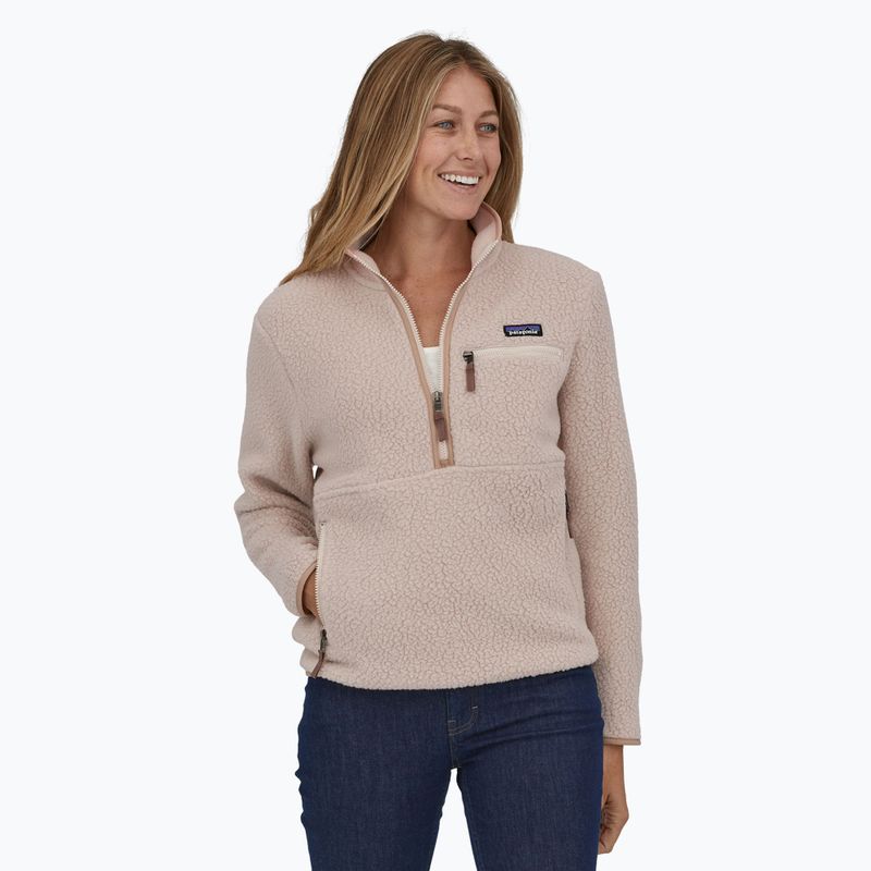 Patagonia Retro Pile Damen Fleece-Sweatshirt Marsupial shroom taupe