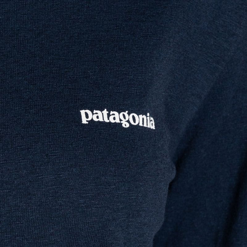 Damen-Trekking-T-Shirt Patagonia P-6 Logo Responsibili-Tee LS tidepool blau 5