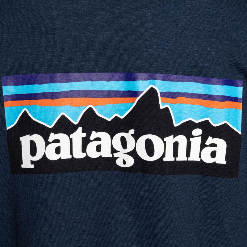 Damen-Trekking-T-Shirt Patagonia P-6 Logo Responsibili-Tee LS tidepool blau 6