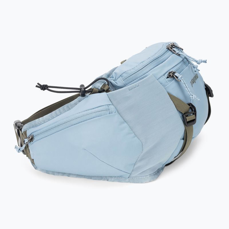 Patagonia Dirt Roamer Waist Pack 3 l leichte Feder grau Nierentasche 2