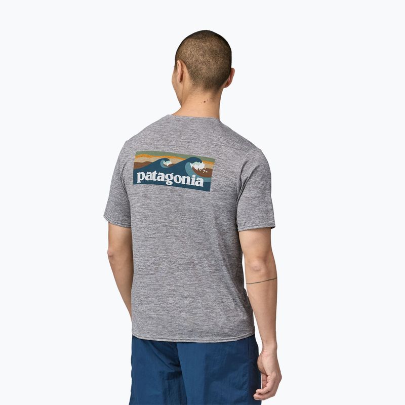 Shirt Herren Patagonia Cap Cool Daily Graphic Shirt Waters boardshort logo abalone blue/grey 2