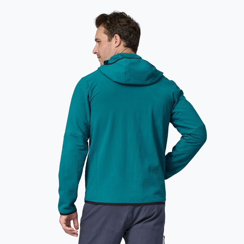 Patagonia R2 TechFace Hoody Herren Softshelljacke belay blau 2