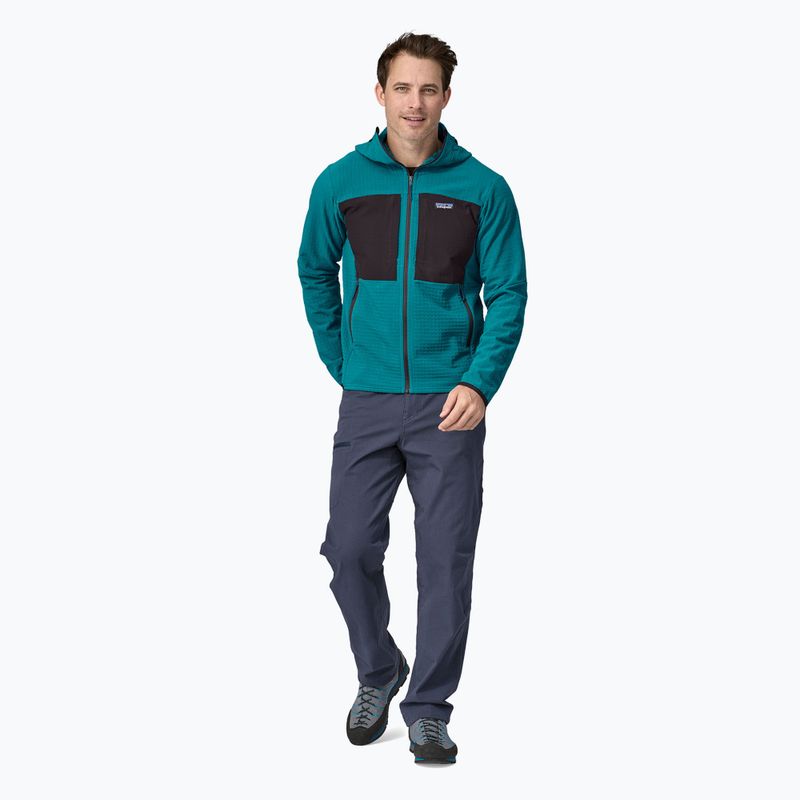 Patagonia R2 TechFace Hoody Herren Softshelljacke belay blau 3