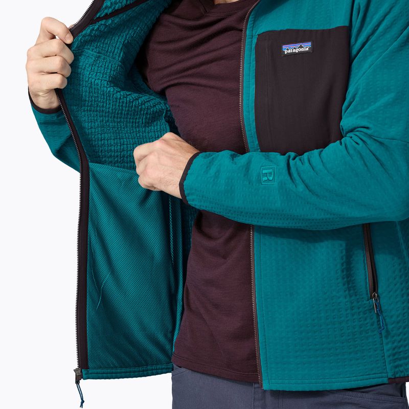 Patagonia R2 TechFace Hoody Herren Softshelljacke belay blau 7