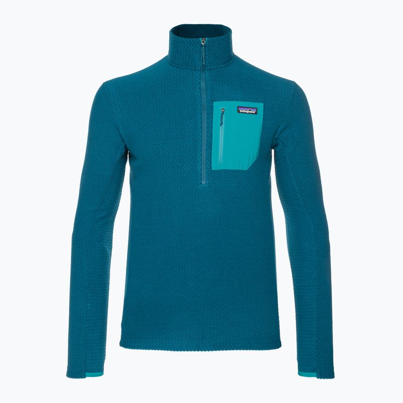 Herren Patagonia R1 Air Zip Neck Fleece-Sweatshirt lagom blau 3