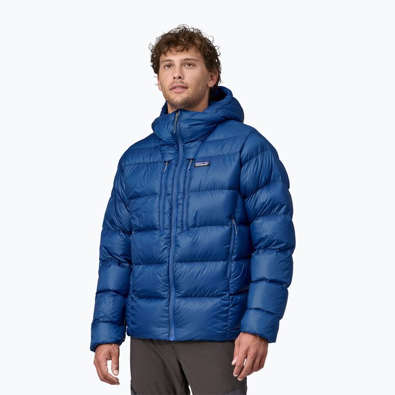 Patagonia Herren Daunenjacke Fitz Roy Down Hoody Passage blau