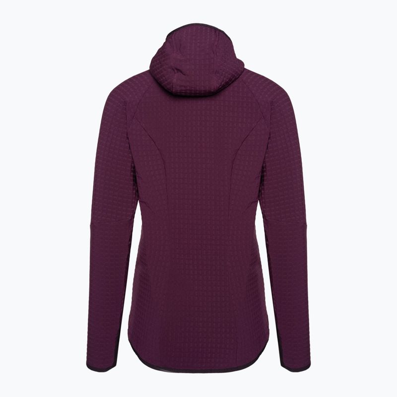 Patagonia Damen Softshelljacke R2 TechFace Hoody Nachtpflaume 2