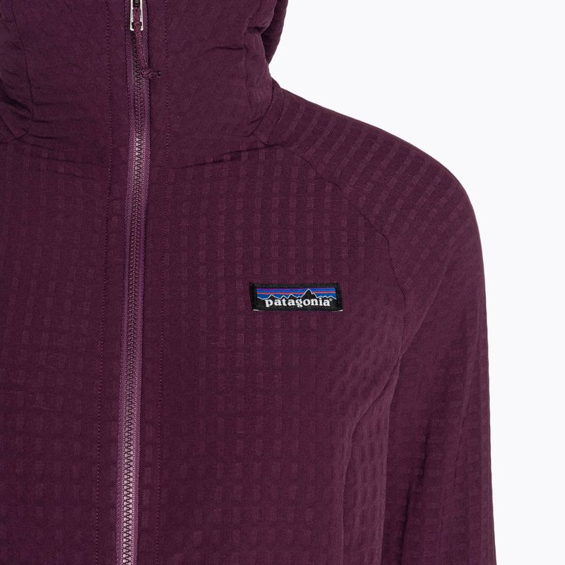 Patagonia Damen Softshelljacke R2 TechFace Hoody Nachtpflaume 3
