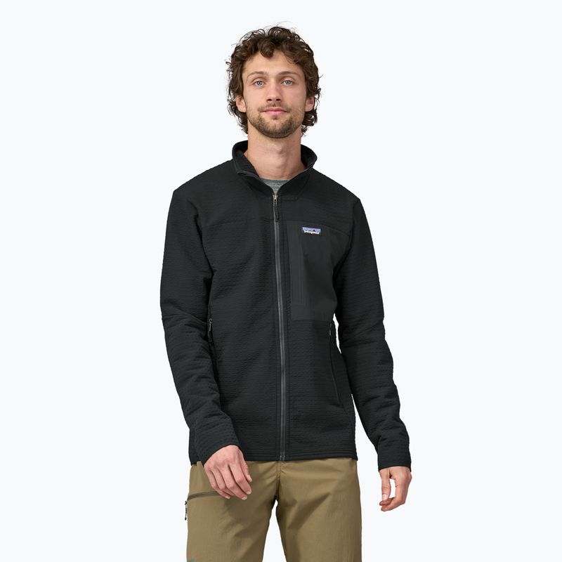 Herren Patagonia R2 TechFace Softshell Jacke schwarz