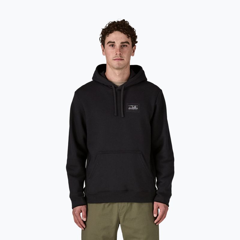 Herren Hoodie Sweatshirt Patagonia '73 Skyline Uprisal Hoody ink black