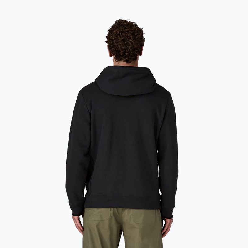 Herren Hoodie Sweatshirt Patagonia '73 Skyline Uprisal Hoody ink black 3