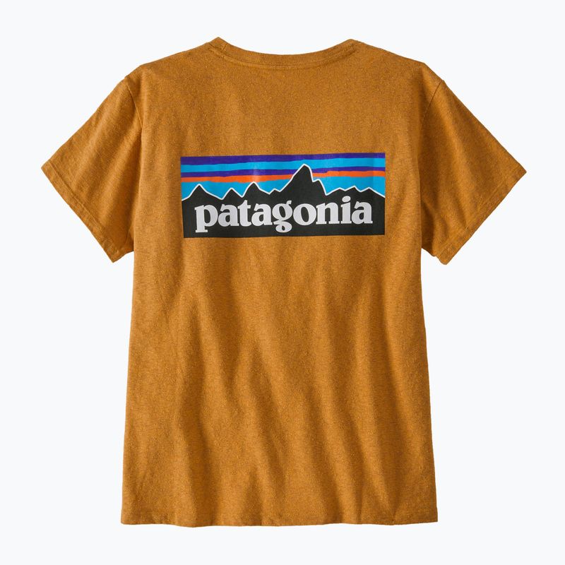 Damen-T-Shirt Patagonia P-6 Logo Responsibili-Tee dried mango 4