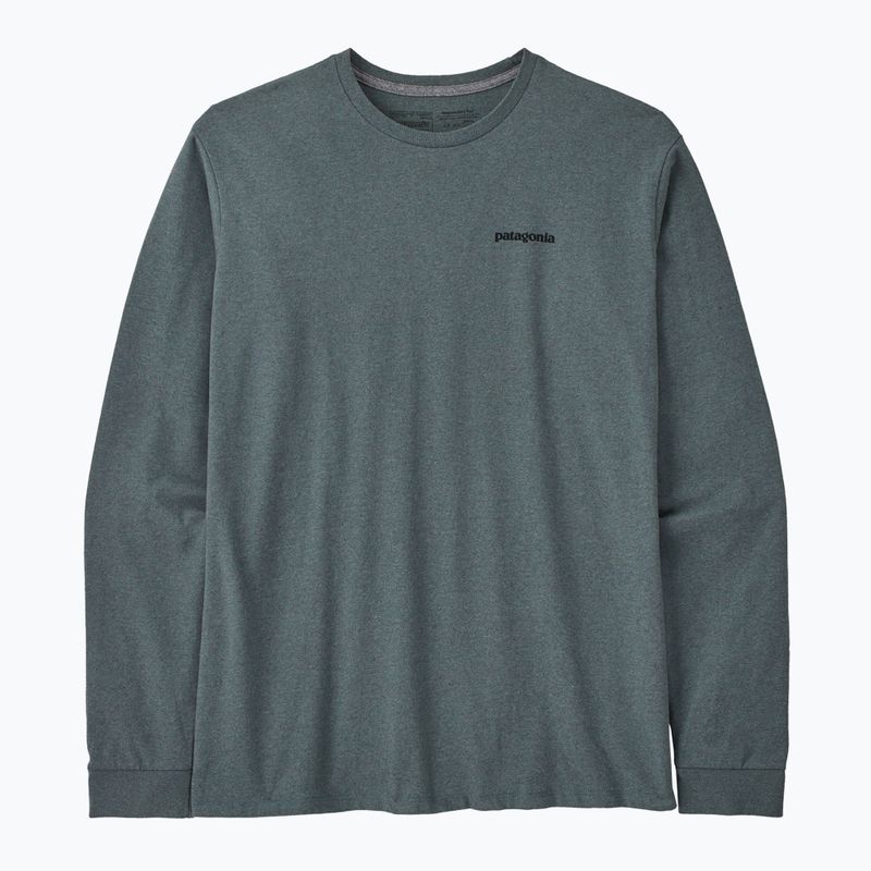 Herren Patagonia P-6 Logo Responsibili trekking Longsleeve nouveau grün 4