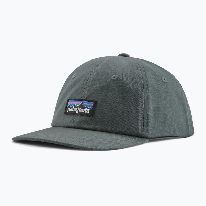 Patagonia P-6 Logo Trucker Baseballmütze nouveau grün