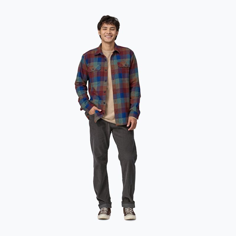 Patagonia Herrenhemd Bio-Baumwolle MW Fjord Flannel guides/superior blau 3