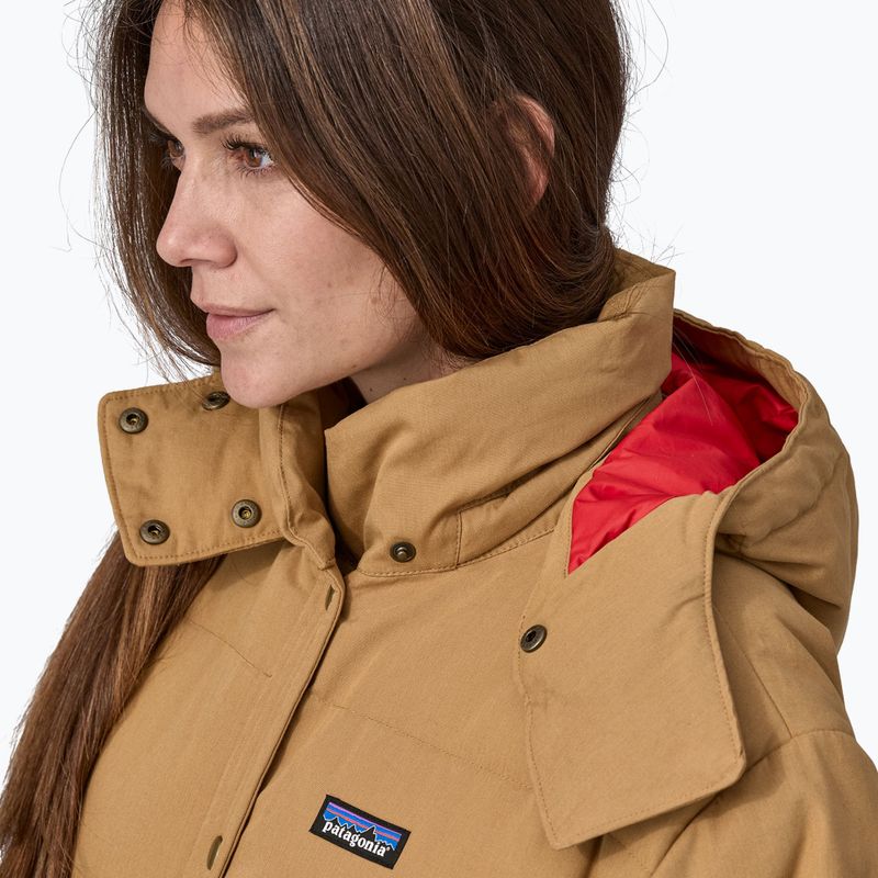 Patagonia Baumwoll-Daunen-Parka für Frauen nestbraun 5