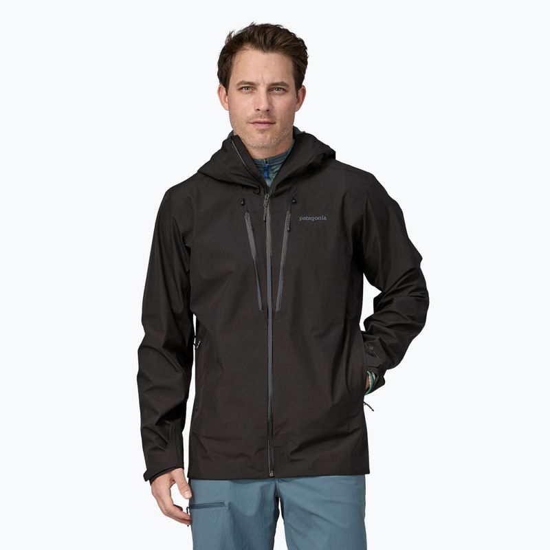 Patagonia Herren Regenjacke Triolet schwarz