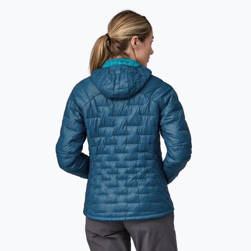 Damen Isolationsjacke Patagonia Micro Puff Hoody lagom blau 2
