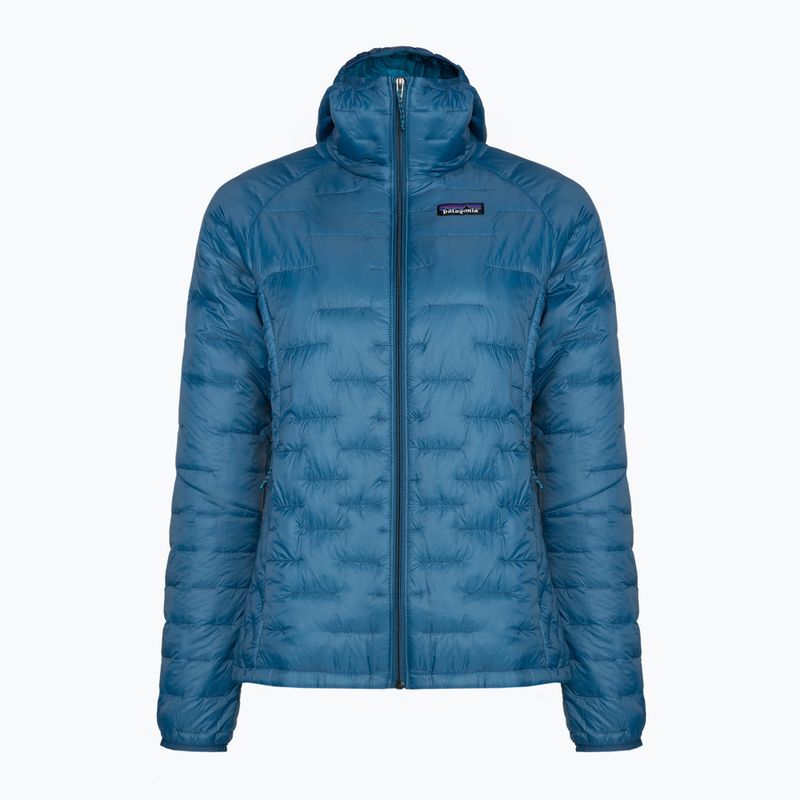 Damen Isolationsjacke Patagonia Micro Puff Hoody lagom blau 3