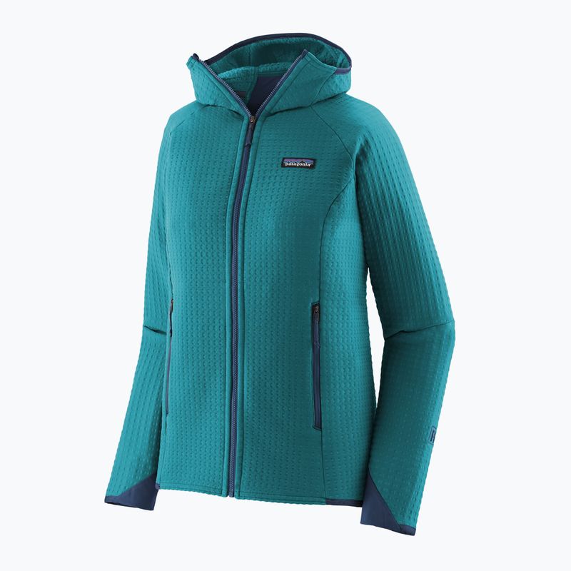 Patagonia Damen Softshelljacke R2 TechFace Hoody belay blau 4