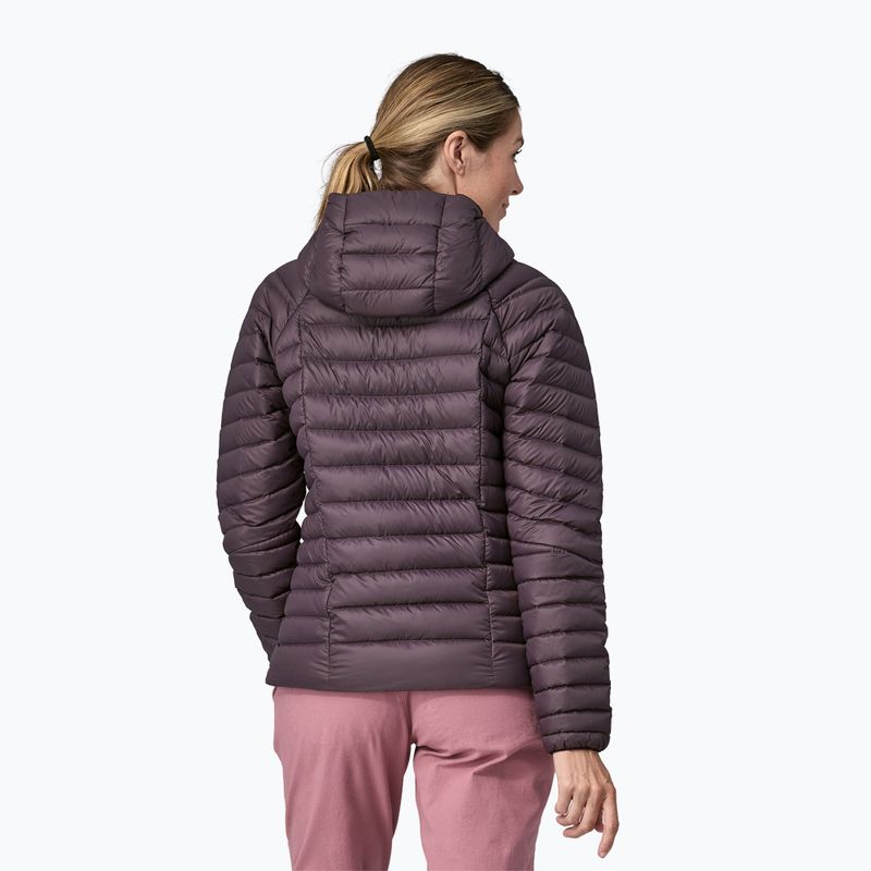 Patagonia Daunen-Pullover-Kapuzenjacke für Frauen Obsidian Pflaume Jacke 2