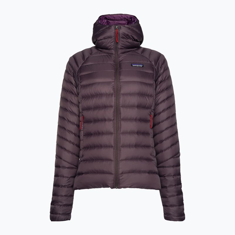 Patagonia Daunen-Pullover-Kapuzenjacke für Frauen Obsidian Pflaume Jacke 4