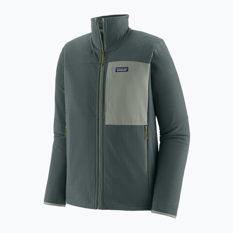 Herren Patagonia R2 TechFace Softshell Jacke nouveau grün 10