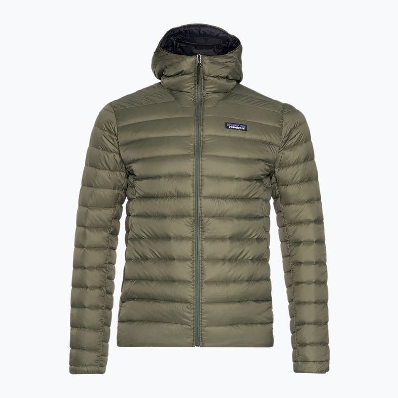 Herren Patagonia Daunenpullover Hoody basin grün 3