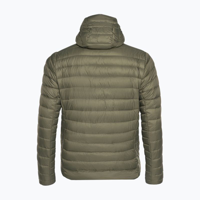Herren Patagonia Daunenpullover Hoody basin grün 4