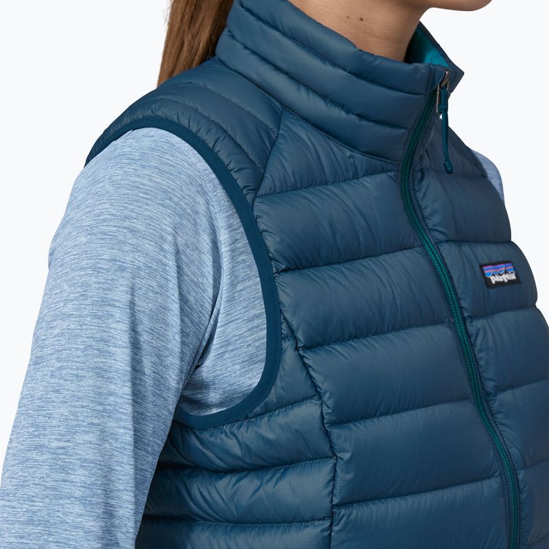 Patagonia Damen ärmelloser Daunenpullover lagom blau 6