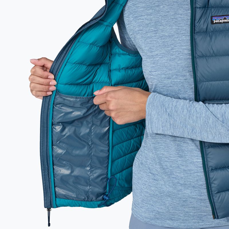 Patagonia Damen ärmelloser Daunenpullover lagom blau 10