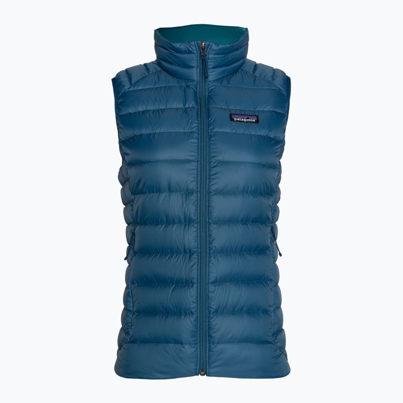 Patagonia Damen ärmelloser Daunenpullover lagom blau 13