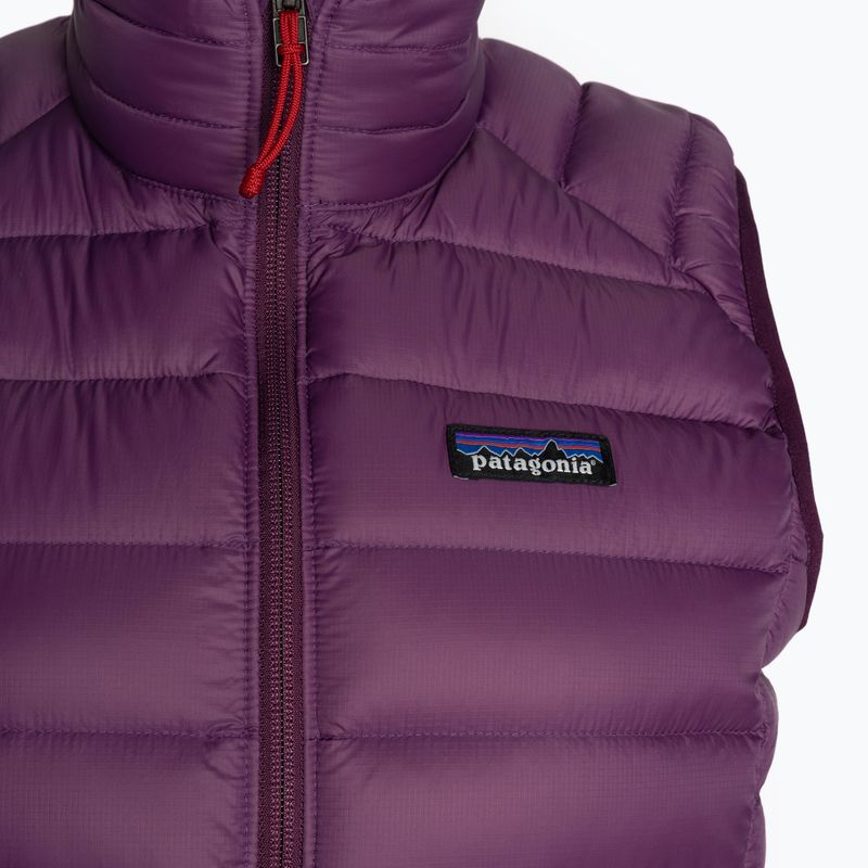 Patagonia Damen ärmelloser Down Sweater Nachtpflaume 3