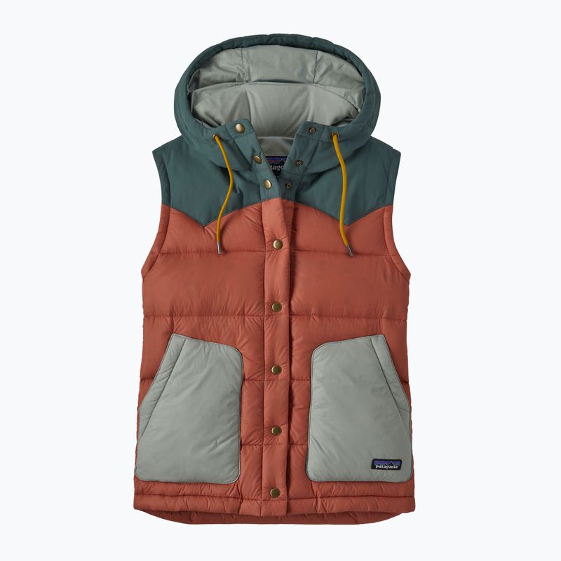 Patagonia Frauen ärmellose Bivy Hooded Wurzelholz rot 6