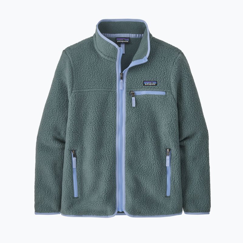 Damen Patagonia Retro Pile Fleece-Sweatshirt nouveau grün 4