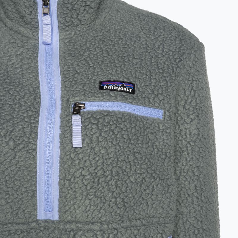 Damen Patagonia Retro Pile Fleece-Sweatshirt Marsupial nouveau grün 5