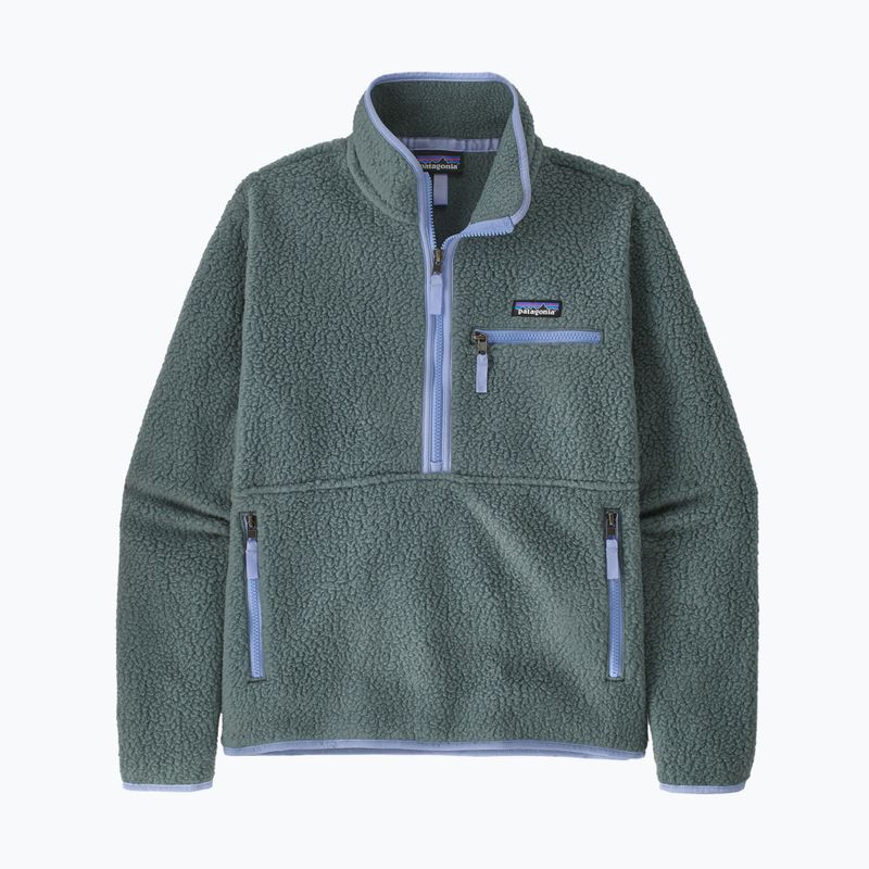 Damen Patagonia Retro Pile Fleece-Sweatshirt Marsupial nouveau grün 7