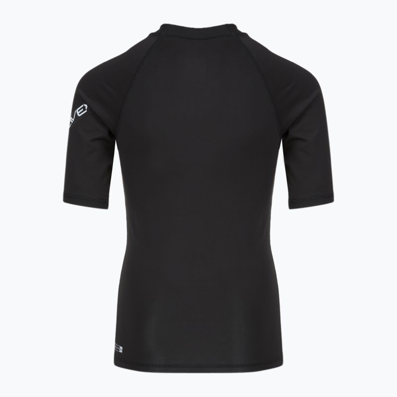 Quiksilver All Time vallarta schwarzes Kinderschwimmhemd 2