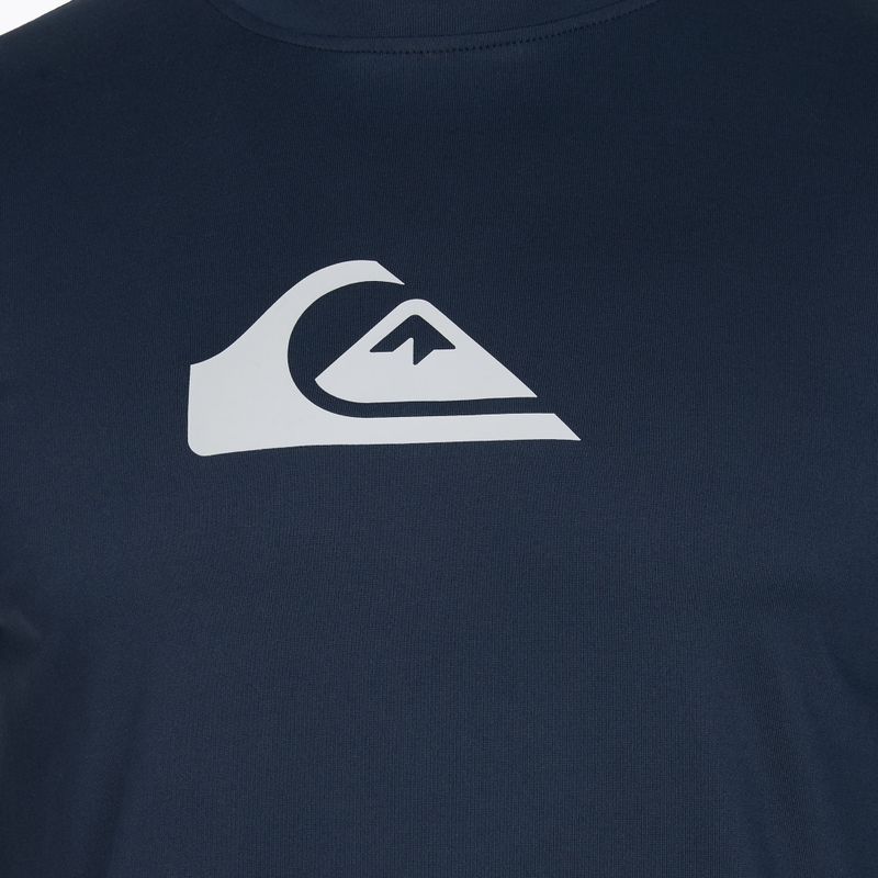 Herren Quiksilver Solid Streak navy Blazer/grau Schwimmen Longsleeve 4