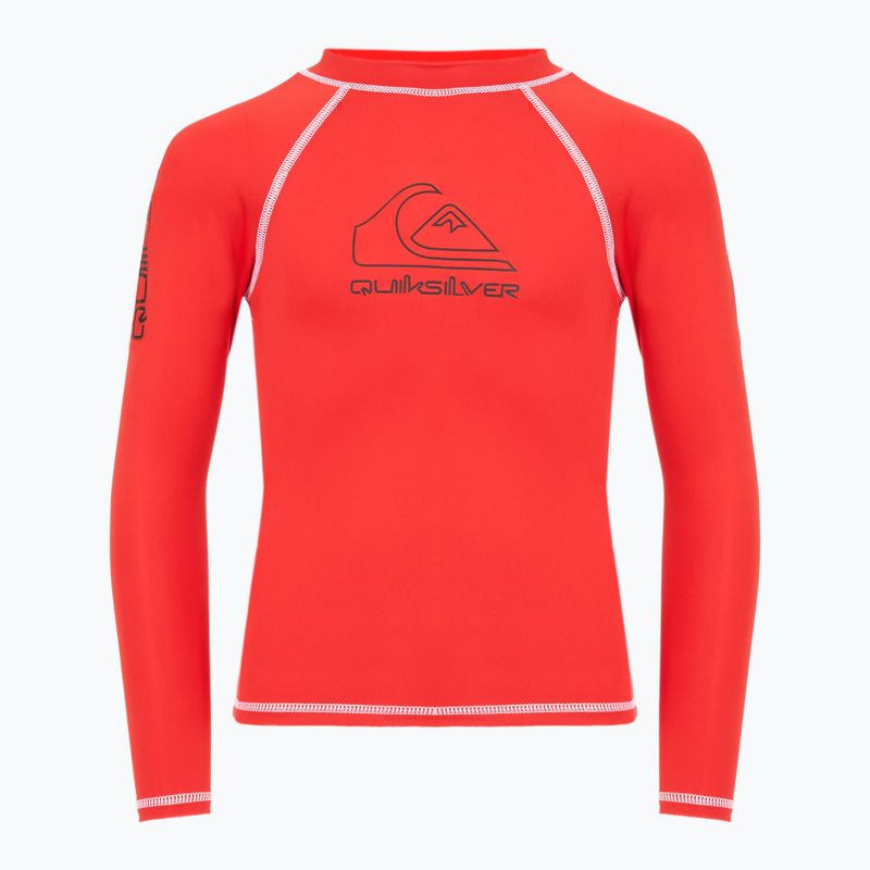 Quiksilver Kinder Schwimmen Longsleeve On Tour rot