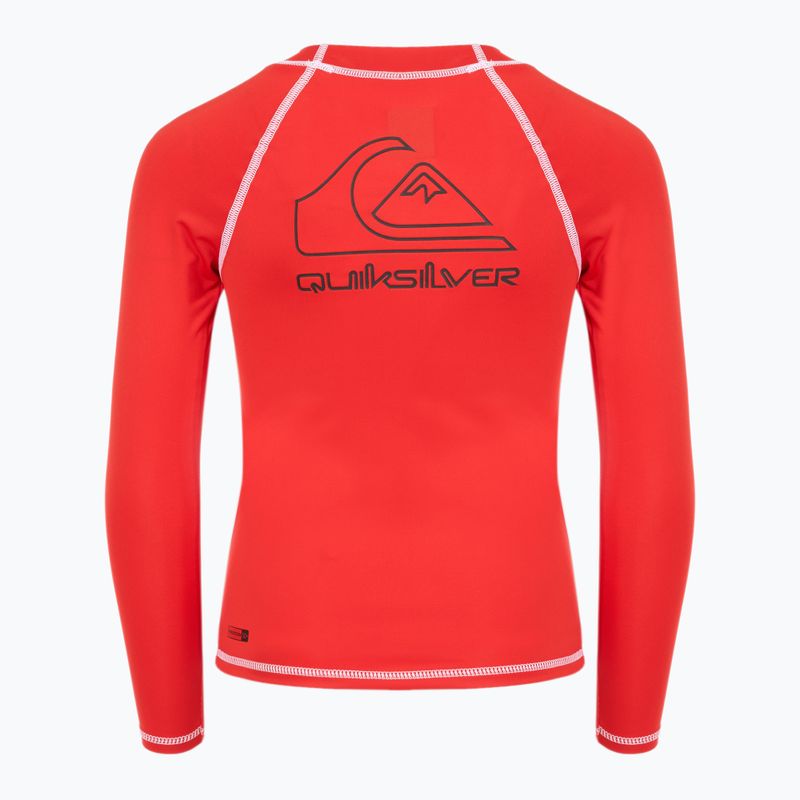 Quiksilver Kinder Schwimmen Longsleeve On Tour rot 2