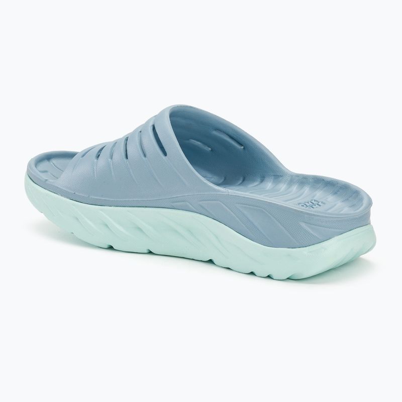 Slides Schlappen  Damen HOKA Ora Recovery Slide 2 blue fog/blue glass 3