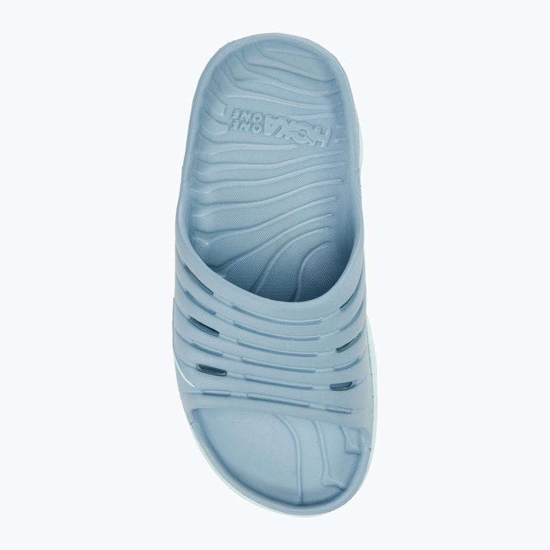 Slides Schlappen  Damen HOKA Ora Recovery Slide 2 blue fog/blue glass 5