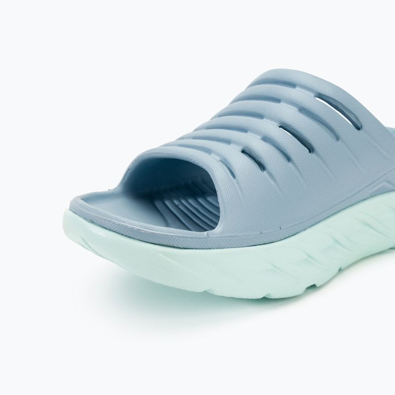 Slides Schlappen  Damen HOKA Ora Recovery Slide 2 blue fog/blue glass 7