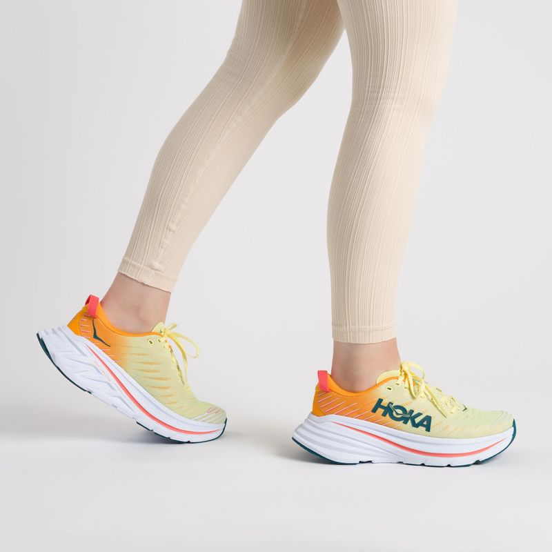 Damen Laufschuhe HOKA Bondi X gelb-orange 1113513-YPRY 2