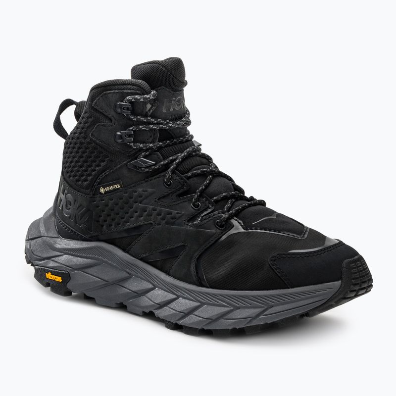 Damen Wanderschuhe HOKA Anacapa Mid GTX schwarz 1119372-BBLC