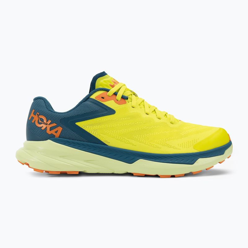 HOKA Herren Laufschuhe Zinal Nachtkerze/blaue Koralle 2