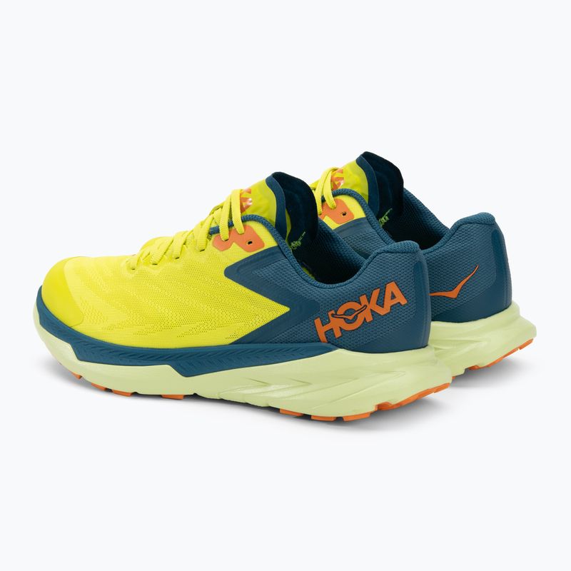 HOKA Herren Laufschuhe Zinal Nachtkerze/blaue Koralle 3