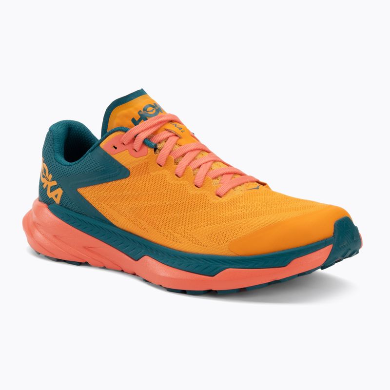 Damen Laufschuhe HOKA Zinal strahlend gelb/kamelie