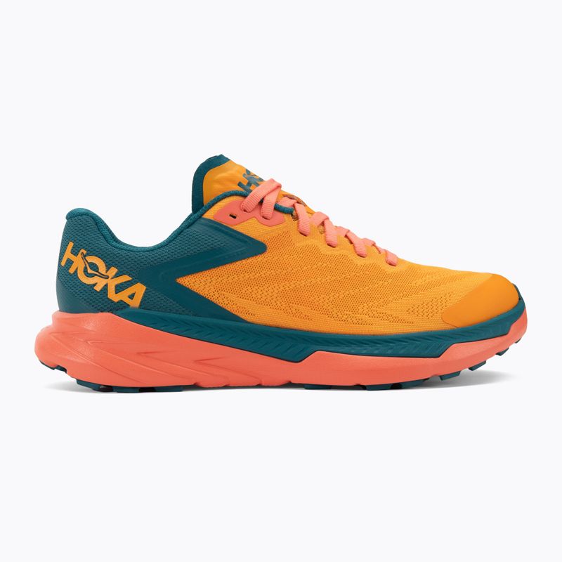 Damen Laufschuhe HOKA Zinal strahlend gelb/kamelie 2